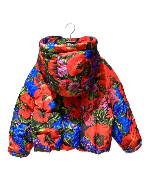 DOLCE & GABBANA（ドルチェ＆ガッバーナ）DOLCE & GABBANA (ドルチェ＆ガッバーナ) Flower Pattern Padded Jacket（フラワー総柄ジャケットパデッド） レッド×ブルー サイズ:36の古着・服飾アイテム