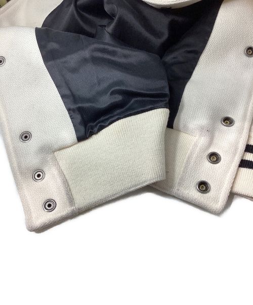 Saint Laurent Paris（サンローランパリ）Saint Laurent Paris (サンローランパリ) TEDDY JACKET（テディジャケット） ホワイト サイズ:54の古着・服飾アイテム