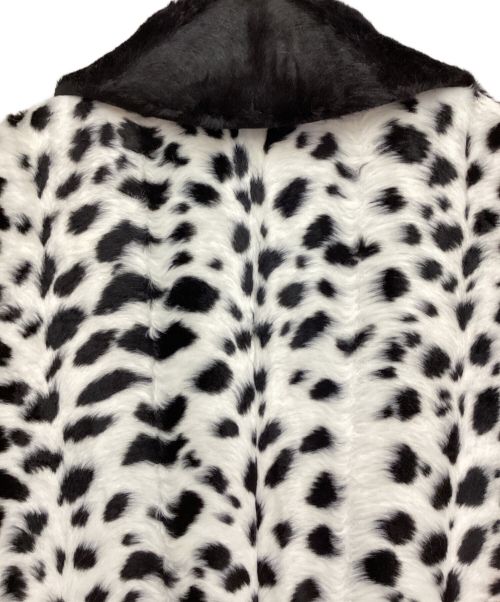 MIU MIU（ミュウミュウ）MIU MIU (ミュウミュウ) Dalmatian Chester Coat（ダルメシアンチェスターコート） ホワイト サイズ:36の古着・服飾アイテム