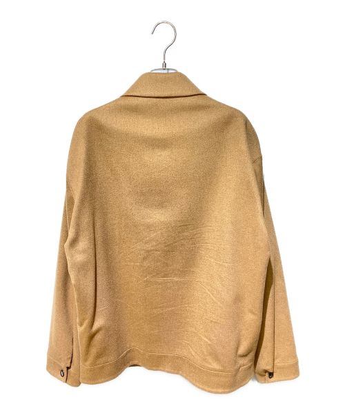 PRADA（プラダ）PRADA (プラダ) キャメルヘア ブルゾンジャケット ブラウン サイズ:Mの古着・服飾アイテム