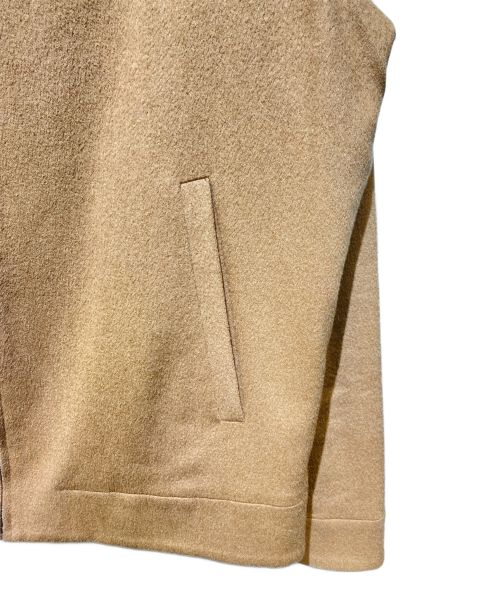 PRADA（プラダ）PRADA (プラダ) キャメルヘア ブルゾンジャケット ブラウン サイズ:Mの古着・服飾アイテム