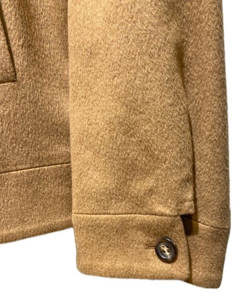 PRADA（プラダ）PRADA (プラダ) キャメルヘア ブルゾンジャケット ブラウン サイズ:Mの古着・服飾アイテム