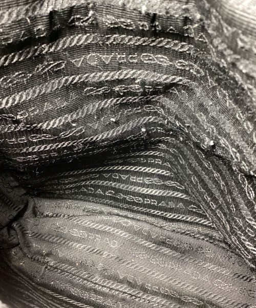 PRADA（プラダ）PRADA (プラダ) ReNylon+SAFFIANO Square Shoulder Bag（リナイロン＋サフィアーノスクエアショルダーバッグ） ブラック サイズ:-の古着・服飾アイテム