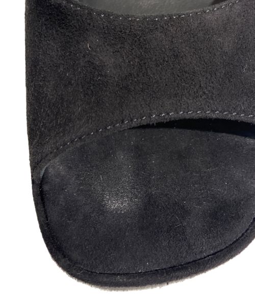 CHANEL（シャネル）CHANEL (シャネル) スエードココマークサンダル ブラック サイズ:38　2/1の古着・服飾アイテム
