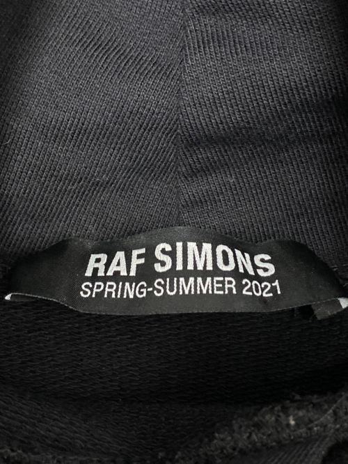 RAF SIMONS（ラフシモンズ）RAF SIMONS (ラフシモンズ) Teenage Dreams Oversized Hoodie ブラック サイズ:Sの古着・服飾アイテム