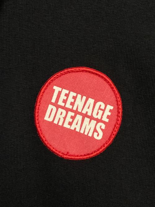RAF SIMONS（ラフシモンズ）RAF SIMONS (ラフシモンズ) Teenage Dreams Oversized Hoodie ブラック サイズ:Sの古着・服飾アイテム