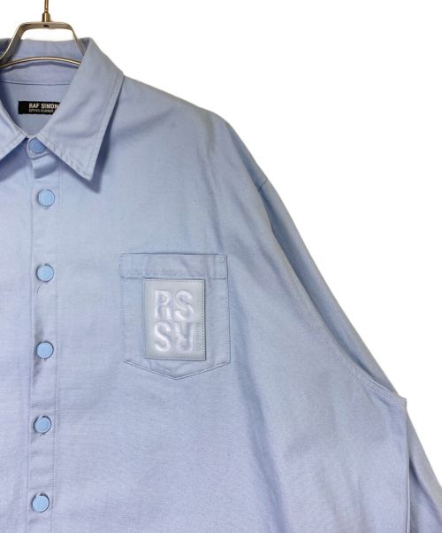 RAF SIMONS（ラフシモンズ）RAF SIMONS (ラフシモンズ) OVERSIZED DENIM SHIRT スカイブルー サイズ:Mの古着・服飾アイテム