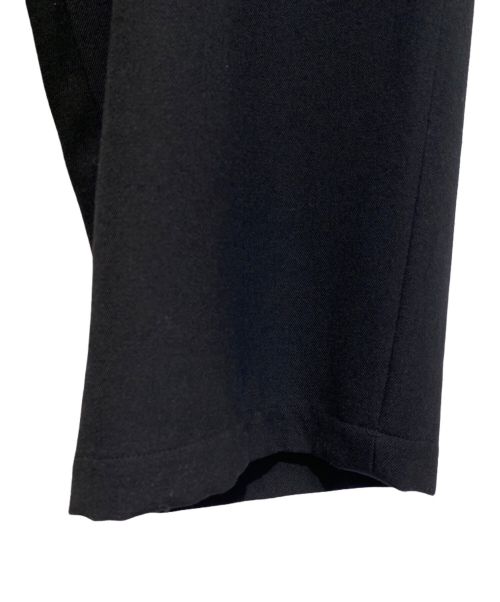 Yohji Yamamoto pour homme（ヨウジヤマモト プールオム）Yohji Yamamoto pour homme (ヨウジヤマモト プールオム) ARMY GABARDINE TUCK PANTS ブラック サイズ:SIZE 3の古着・服飾アイテム