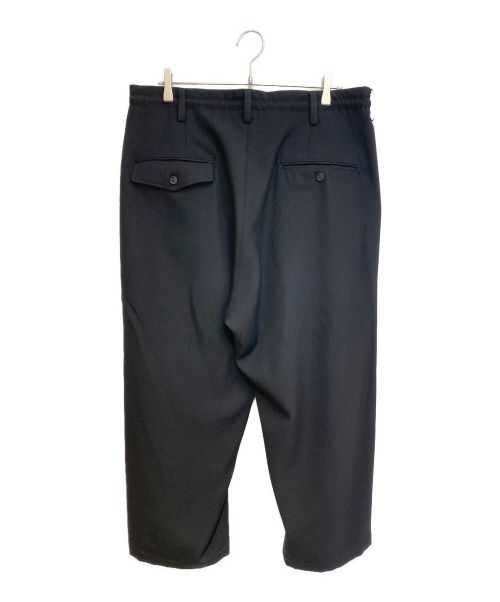 Yohji Yamamoto pour homme（ヨウジヤマモト プールオム）Yohji Yamamoto pour homme (ヨウジヤマモト プールオム) ARMY GABARDINE TUCK PANTS ブラック サイズ:SIZE 3の古着・服飾アイテム
