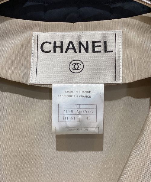 CHANEL（シャネル）CHANEL (シャネル) テーラードジャケット ベージュ サイズ:42の古着・服飾アイテム