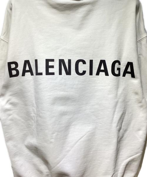 BALENCIAGA（バレンシアガ）BALENCIAGA (バレンシアガ) バックロゴフーディ ホワイト サイズ:XSの古着・服飾アイテム