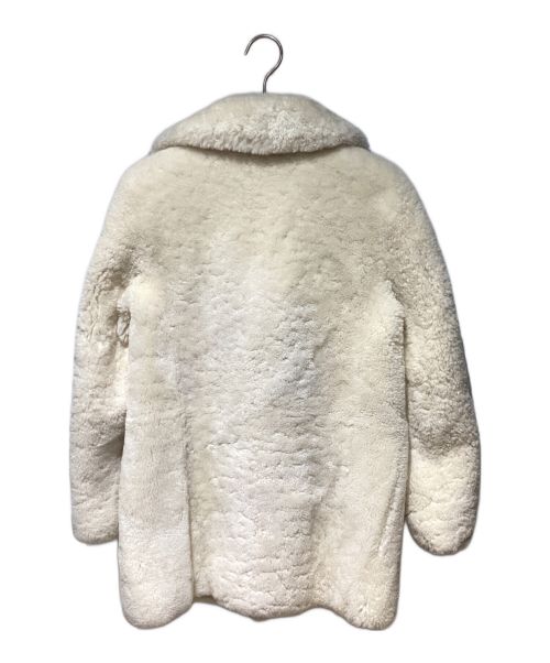 Saint Laurent Paris（サンローランパリ）Saint Laurent Paris (サンローランパリ) ボアコート ホワイト サイズ:34の古着・服飾アイテム