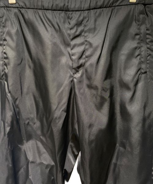 PRADA（プラダ）PRADA (プラダ) Nylon jogger pants（ナイロンジョガーパンツ） ブラック サイズ:50の古着・服飾アイテム
