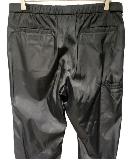 PRADA（プラダ）PRADA (プラダ) Nylon jogger pants（ナイロンジョガーパンツ） ブラック サイズ:50の古着・服飾アイテム