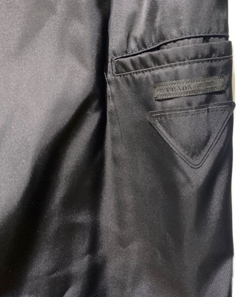 PRADA（プラダ）PRADA (プラダ) Nylon jogger pants（ナイロンジョガーパンツ） ブラック サイズ:50の古着・服飾アイテム