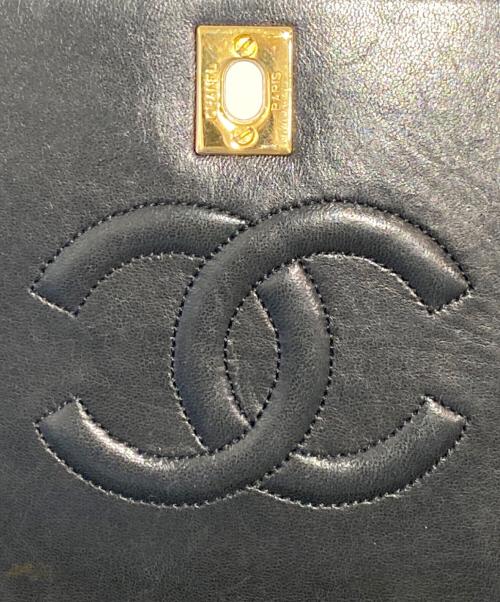 CHANEL（シャネル）CHANEL (シャネル) フルフラップ マトラッセショルダーバッグ ブラックの古着・服飾アイテム