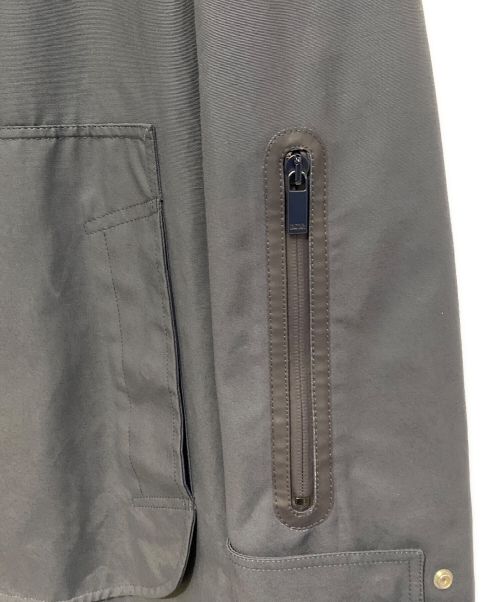 Dior（ディオール）Dior (ディオール) 裏地オブリーク柄コート ネイビー サイズ:44の古着・服飾アイテム