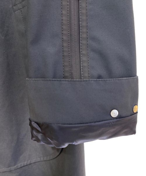 Dior（ディオール）Dior (ディオール) 裏地オブリーク柄コート ネイビー サイズ:44の古着・服飾アイテム