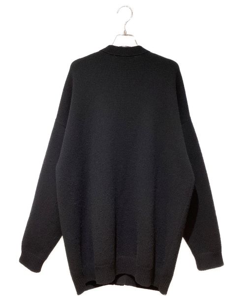 CELINE（セリーヌ）CELINE (セリーヌ) 22AW Trionf Wool Cashmere Cardigan（トリオンフウールカシミア混カーディガン） ブラック サイズ:Sの古着・服飾アイテム