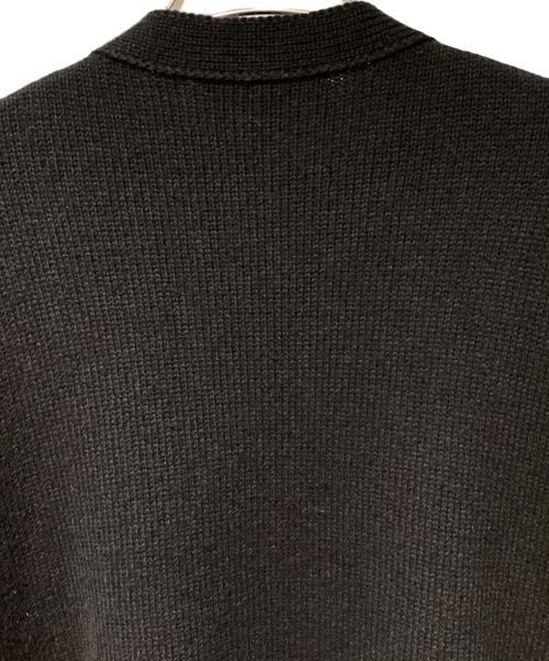 CELINE（セリーヌ）CELINE (セリーヌ) 22AW Trionf Wool Cashmere Cardigan（トリオンフウールカシミア混カーディガン） ブラック サイズ:Sの古着・服飾アイテム