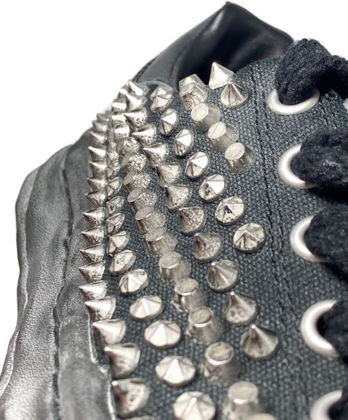 MIHARA YASUHIRO（ミハラヤスヒロ）MIHARA YASUHIRO (ミハラヤスヒロ) BLAKEY STUDDED LOW ブラック サイズ:39の古着・服飾アイテム