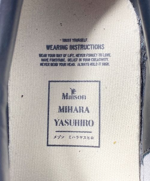 MIHARA YASUHIRO（ミハラヤスヒロ）MIHARA YASUHIRO (ミハラヤスヒロ) BLAKEY STUDDED LOW ブラック サイズ:39の古着・服飾アイテム