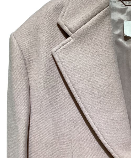 MM6 Maison Margiela（エムエムシックスメゾンマルジェラ）MM6 Maison Margiela (エムエムシックス メゾンマルジェラ) Elbow Patch Wool Jacket（エルボーパッチウールジャケット） ピンク サイズ:46の古着・服飾アイテム