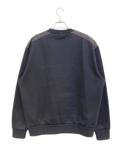 PRADA（プラダ）PRADA (プラダ) スタッズスウェット ブラック サイズ:XLの古着・服飾アイテム