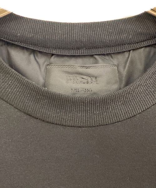 PRADA（プラダ）PRADA (プラダ) スタッズスウェット ブラック サイズ:XLの古着・服飾アイテム