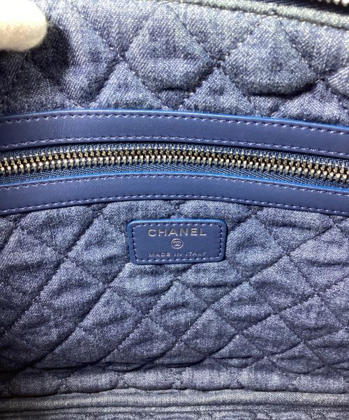 CHANEL（シャネル）CHANEL (シャネル) Denim Clutch Bag（デニムクラッチバッグ） ブルーの古着・服飾アイテム