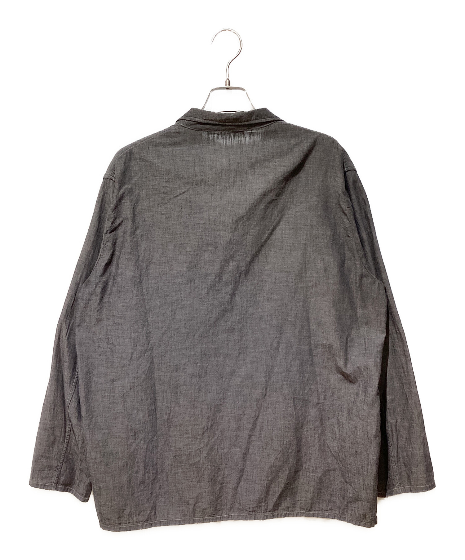 COMOLI コモリ【L】ベタシャン ユーティリティジャケット シャツ グレー COMOLI - 【しましまとら様専用】COMOLI ベタシャン ユーティリティ