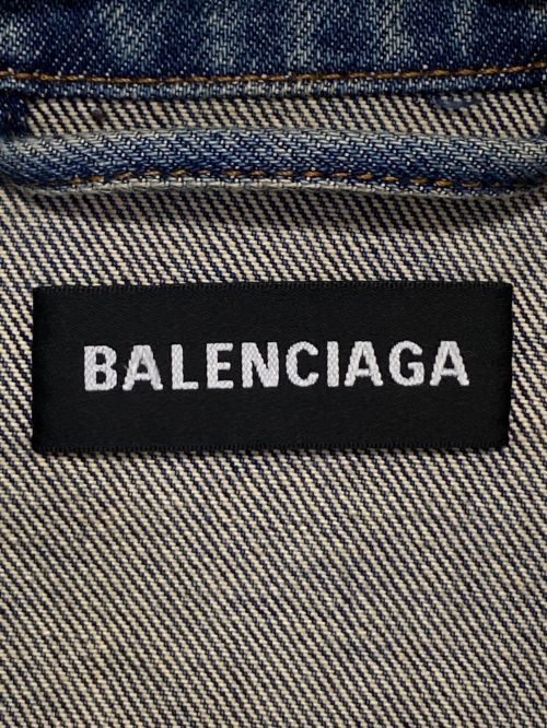 BALENCIAGA（バレンシアガ）BALENCIAGA (バレンシアガ) デニムジャケット インディゴ サイズ:46の古着・服飾アイテム