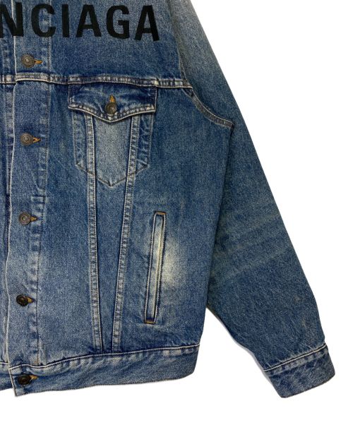 BALENCIAGA（バレンシアガ）BALENCIAGA (バレンシアガ) デニムジャケット インディゴ サイズ:46の古着・服飾アイテム