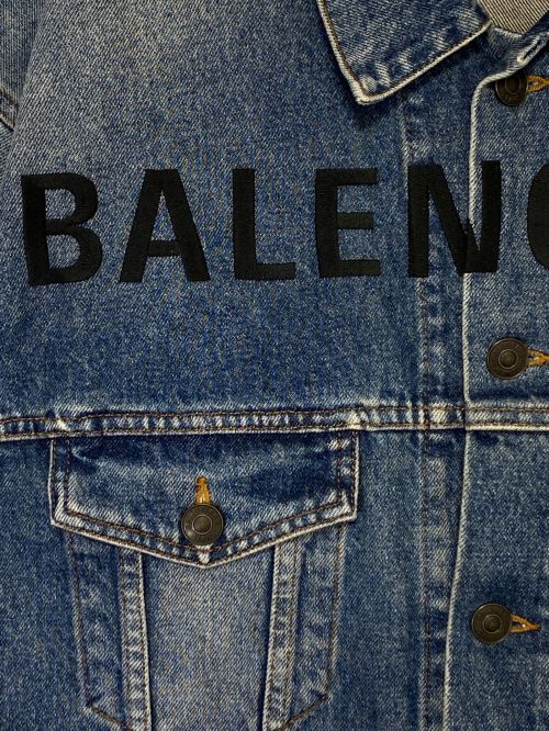 BALENCIAGA（バレンシアガ）BALENCIAGA (バレンシアガ) デニムジャケット インディゴ サイズ:46の古着・服飾アイテム