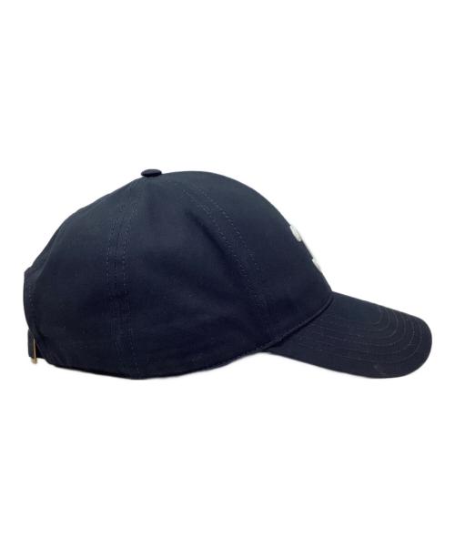 CELINE（セリーヌ）CELINE (セリーヌ) Triomphe Baseball Cap（トリオンフ ベースボールキャップ） ブラック サイズ:Lの古着・服飾アイテム