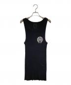 CHROME HEARTSクロムハーツ）の古着「ホースシュータンクトップ」｜ブラック