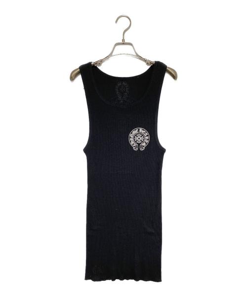 CHROME HEARTS（クロムハーツ）CHROME HEARTS (クロムハーツ) ホースシュータンクトップ ブラック サイズ:Mの古着・服飾アイテム