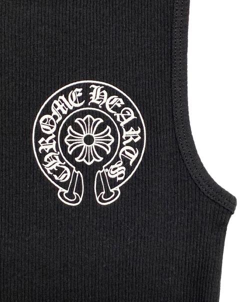 CHROME HEARTS（クロムハーツ）CHROME HEARTS (クロムハーツ) ホースシュータンクトップ ブラック サイズ:Mの古着・服飾アイテム