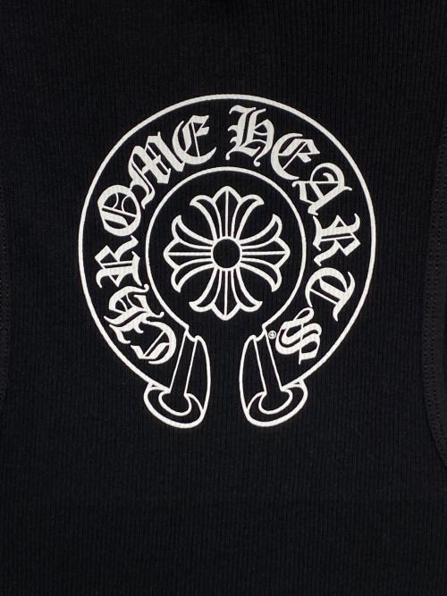 CHROME HEARTS（クロムハーツ）CHROME HEARTS (クロムハーツ) ホースシュータンクトップ ブラック サイズ:Mの古着・服飾アイテム