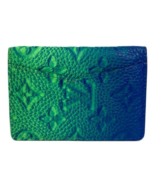 LOUIS VUITTON（ルイ ヴィトン）LOUIS VUITTON (ルイ ヴィトン) Pocket Organizer Taurillon Illusion グリーン系 サイズ:-の古着・服飾アイテム