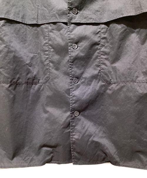 Yohji Yamamoto pour homme（ヨウジヤマモト プールオム）Yohji Yamamoto pour homme (ヨウジヤマモト プールオム) 切替シャツジャケット ブラック サイズ:1の古着・服飾アイテム