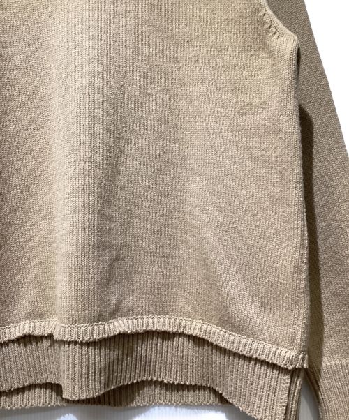 Maison Margiela（メゾンマルジェラ）Maison Margiela (メゾンマルジェラ) 5G エルボーパッチセーター ベージュ サイズ:Mの古着・服飾アイテム