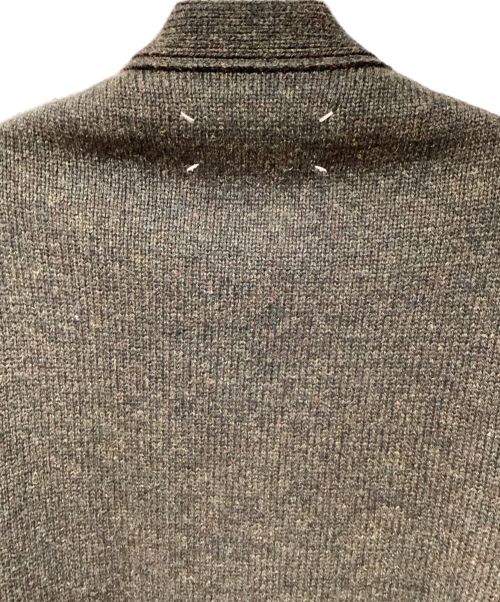 Maison Margiela（メゾンマルジェラ）Maison Margiela (メゾンマルジェラ) エルボーパッチカーディガン ダークグリーン サイズ:Lの古着・服飾アイテム