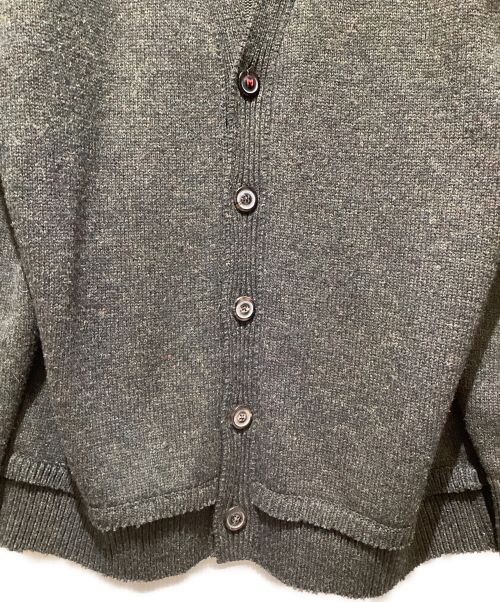 Maison Margiela（メゾンマルジェラ）Maison Margiela (メゾンマルジェラ) エルボーパッチカーディガン ダークグリーン サイズ:Lの古着・服飾アイテム