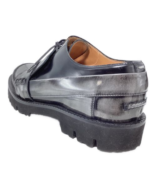 Maison Margiela（メゾンマルジェラ）Maison Margiela (メゾンマルジェラ) FUSION再構築ローファー/モカシン ブラック サイズ:40の古着・服飾アイテム