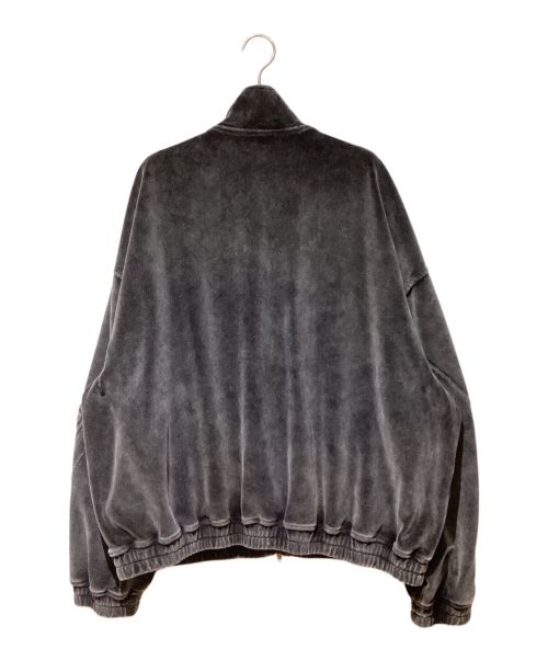 ALEXANDER WANG（アレキサンダー・ワン）ALEXANDER WANG (アレキサンダーワン) ベロアトラックジャケット ブラック サイズ:Mの古着・服飾アイテム