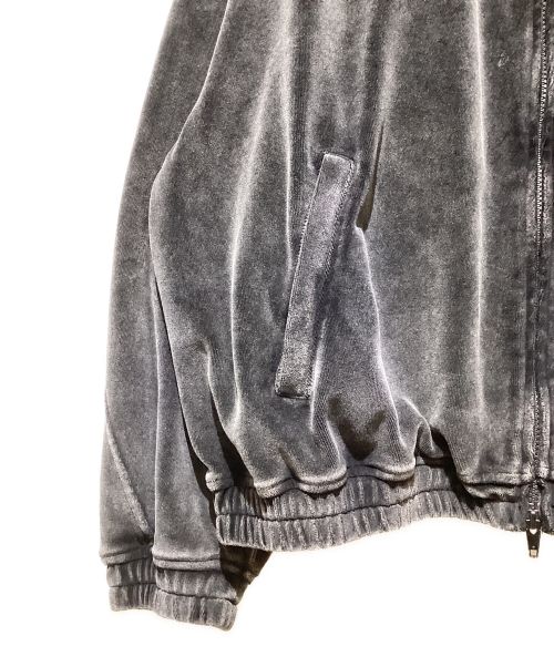 ALEXANDER WANG（アレキサンダー・ワン）ALEXANDER WANG (アレキサンダーワン) ベロアトラックジャケット ブラック サイズ:Mの古着・服飾アイテム