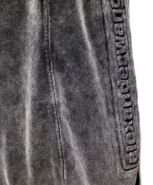 ALEXANDER WANG（アレキサンダー・ワン）ALEXANDER WANG (アレキサンダーワン) ベロアトラックパンツ ブラック サイズ:Ⅿの古着・服飾アイテム