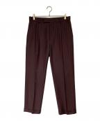 WACKO MARIA×DORMEUILワコマリア×ドーメル）の古着「ストライプスラックス」｜ブラウン