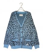 WACKO MARIAワコマリア）の古着「LEOPARD MOHAIR CARDIGAN」｜ブルー